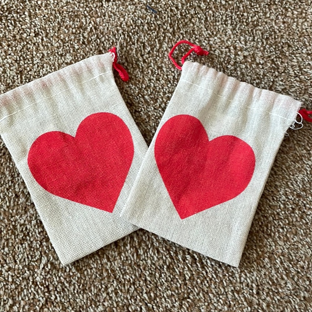 2 Valentine's treat bags
